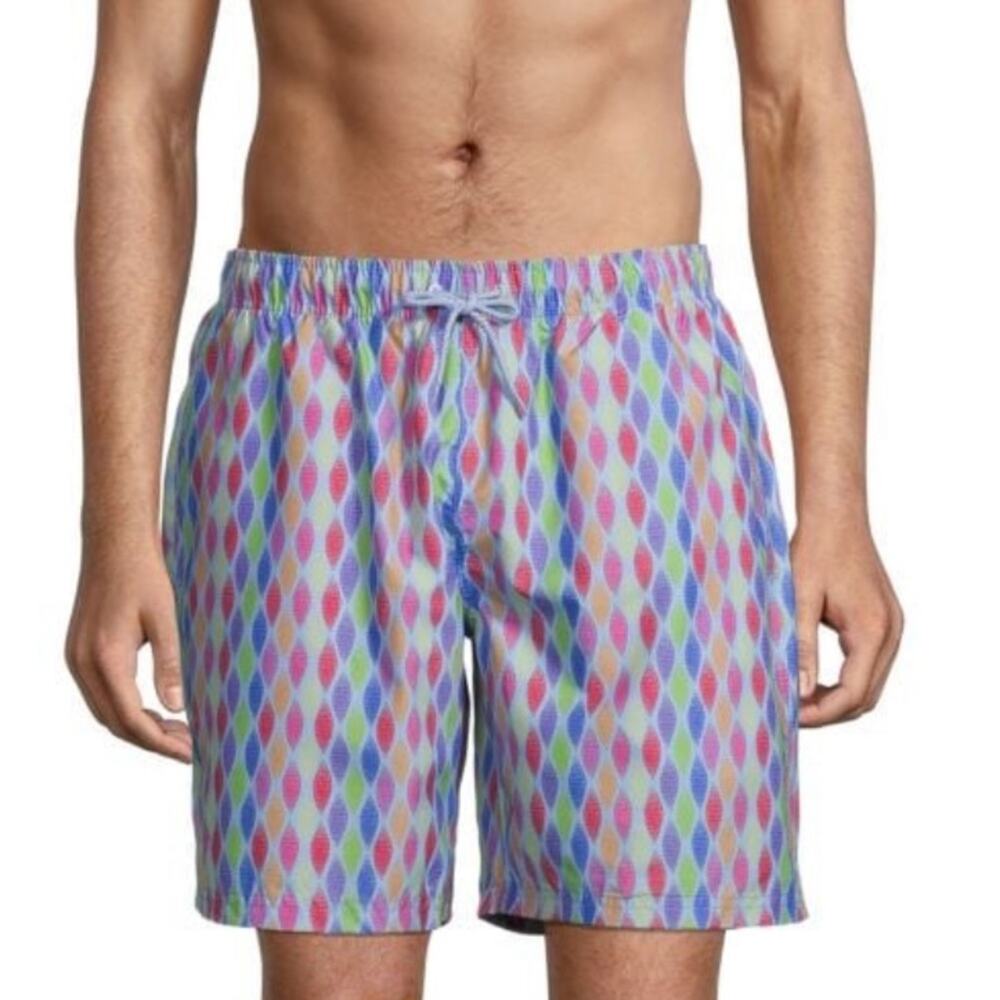 TAILORBYRD Patterned Swim Shorts NWT in Large
